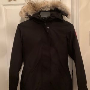 Canada Goose Victoria Parka in Black, Small